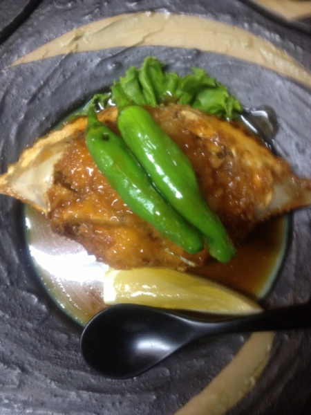 蟹甲羅揚げ